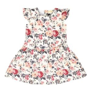 Printed Flower Dress – Comfortable & Stylish Casual Wear for Girls | Cotton Printed