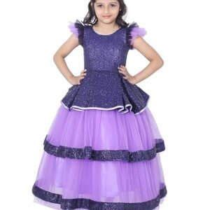 Fashion Baby-Girls Kids Fancy Prom Dress Princess Gown Birthday Dresses 5-6Years