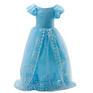 Princess Flower Girls Long Pageant Tulle Wedding Prom Party Gown Dress 130cm|Clothing Shoes & Accessories | Kids Clothing Shoes & Accs | Girls Clothing (Sizes 4 & Up) | Dresses