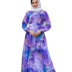 Abaya Nida Fabric Full Sleeve Dress For Women