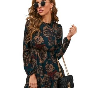 Summer Dresses for Women – Short One Piece A-Line Midi Dress | Lightweight Vacation Wear & Daily Casual Outfit（Green）