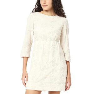 Women's Cotton Fit and Flare Above The Knee Dress