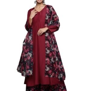 Women's Silk Blend Regular Kurta Set