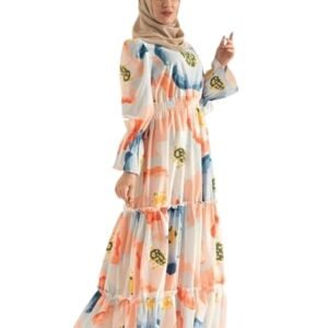 Abaya Nida Fabric Full Sleeve Dress for Women's and Girl's