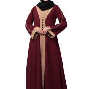 Women Maxi Abaya Dress Made in Nida Matt fabric With Side Pocket for Ladies and Girls