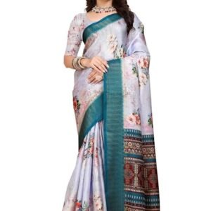 Elegant Pashmina Silk Saree ? Traditional Indian Attire Jacquard with digital print Border jaqurd with Exquisite Handwoven Patterns Perfect for Weddings