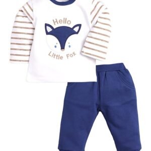 Unisex-baby Clothing Set( Navy Blue)