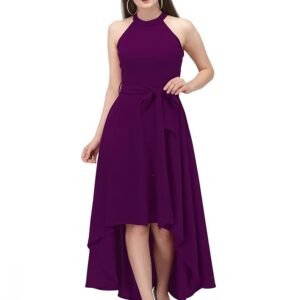 Women Casual Dress（Wine）