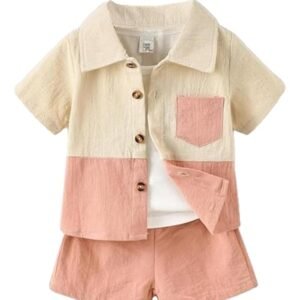 Stylish Boys Coords Dress Set | Printed Shirts and Shorts for Kids Clothes