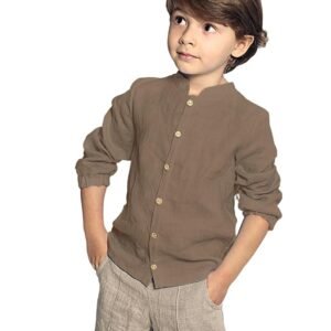Shirt for Boy || Kids Shirt (Coffee)