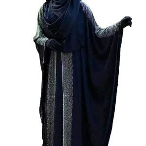 Nida Fabric Free Size Muslim Burqa/Abaya & Burkha Dress For Muslim Women(Black)