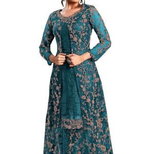 Women's Anarkali Long Gown(Green)