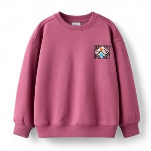 Boy's Oversized Sweatshirt | Stylish Printed Crew Neck Pullover for Kids | Age 6–16 Years