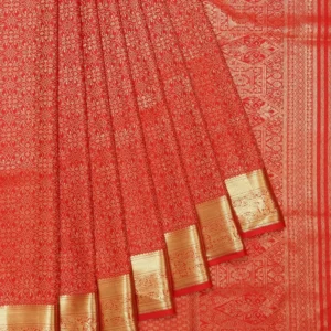 Red Kanchipuram Silk Saree